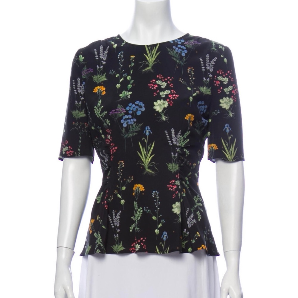 Altuzarra Silk floral print blouse